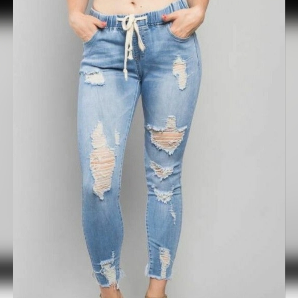 Distressed Joggers